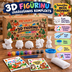 View product 3D Fīguriņu krāsošanas komplekts_Meža Dzīvnieki
